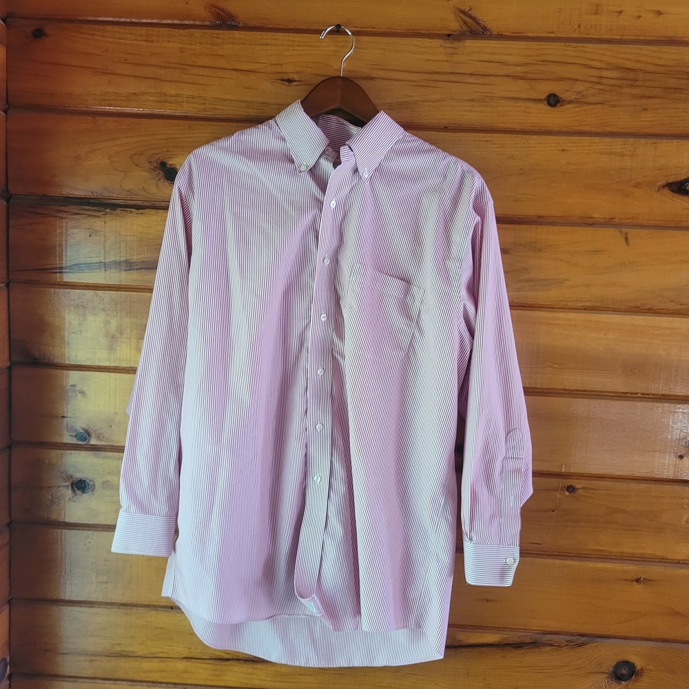 Brooks Brothers Pink Striped Dress Shirt